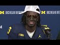 Michigan postgame press conference after beating Ohio State: JJ McCarthy, Rod Moore, and Blake Corum