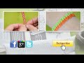 Heart Friendship Bracelet for Valentines Day / DIY Tutorial