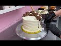 Decorating 9 Cakes in UNDER ONE HOUR! | Unedited Cake Decorating Video 4K
