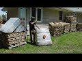 How to Keep Your Firewood Dry For Free - IBC Totes