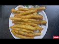 When you have 3 potato, prepare this potato dish.Potato stick. Potato snacks. Evening snacks. ASMR