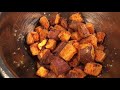 Ninja Foodi Air-Crisped Sweet Potatoes