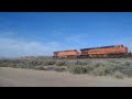 WB BNSF Local Freight Train At Hodge Ca! #bigbossrailfanner