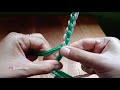 Crochet Cord || Cara Membuat Tali Tas Rajut Kepang 4