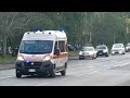 Passaggio ambulanza Misericordia di Terranuova B.ni in emergenza [Montevarchi]