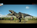 2 T-REX VS 2 GIGANOTOSAURUS: WHICH DINOSAUR IS STRONGER? | Jurassic World Evolution 2