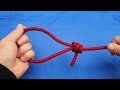3 types of knots commonly used in everyday life