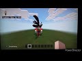 Minecraft Super Saiyan Goku Statue Transformation