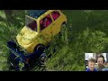 Using boat to find missing expensive car in lake | Farming Simulator 22