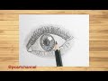 how to draw hyper realistic eyes | how to draw realistic eyes | step by step