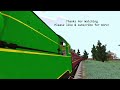 Minecraft Trains  --  The most amazing scenery     #minecrafttrain #minecraftcinematic #unionpacific