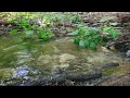 Relaxing sound of moving water