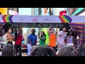 Hamilton sings at Broadway Pride with Thayne Jasperson et al