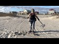 Metal Detecting Holly Beach Louisiana with Fisher CZ21 + Rode Microphone