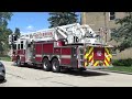 Northbrook IL Fire Dept Tower 12 (Spare) Responding