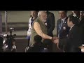 PM Narendra Modi arrives at Hiroshima Airport for G7 Summit in Japan