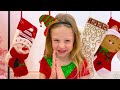 Nastya and Dad open the Advent calendar and other Christmas stories