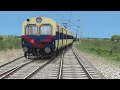 Two Trains on the Same track due to track fault - Emergency stops | BeamNG.Drive