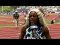 Women's 100m  Prefontaine Classic. Diamond League. Hayward Field, Eugene, OR, USA. August 21, 2021.