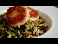 Crispy Goat Cheese and Brussels Sprout Salad