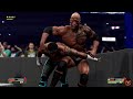 WWE 2K22 : CM PUNK VS THE ROCK WRESTLEMANIA 38 : Gameplay PS5