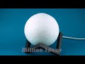 Moon Lamp with Toilet Paper | Moon Lamp DIY | Night Lamp making at home | DIY Room Decor