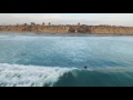 Carlsbad CA Ponto Beach, Surfers as seen  from a DJI Drone