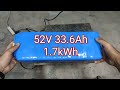 building battery pack using 21700 and Flipsky spot welder  (52V 33Ah)