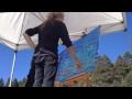 Alex Grey live painting of 