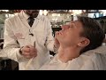 💈 Relax w/ The Scent of Almond, Apricot & Green Tobacco | Hot Towel Shave At Antica Barbieria Colla