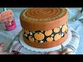 Spooky Pumpkin Faultline Cake Tutorial