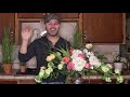 Easy Floral Centerpiece / Floral Arranging DIY ( Long And Low )