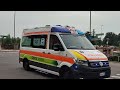[Charlie Bravo 31|WIG-WAG LED]Arrivo ambulanza V110 Croce Verde Verona all'ospedale di b.go Trento!!