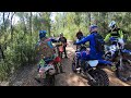 DRZ400 takes on Monkey Gum Fire Trail