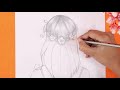 Drawing of hair of a girl | Easy drawings | Pencil shading of hair| Artistica