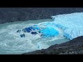 INCREDIBLE COLLAPSE TRIGGERED BY GLACIER CALVING | South America, Chile