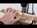 Drill Press Trick: Drilling Aligned, 90-Degree Holes on Wooden Rods