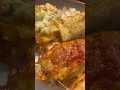 Homemade Lasagna & Manicotti