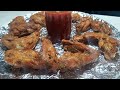 crispy fried chicken wings recipe by Life Pantry of Nadia ll aftar special