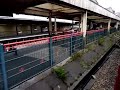 Passing Carnforth sheds, pulled by Merchant navy 'British India Line'