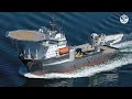 World's LARGEST Tugboats Ever Built: How Powerful is This Tug Supply Vessel Against Monster waves