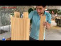 How A Carpenter Makes Luxurious Wooden Dining Tables And Chairs