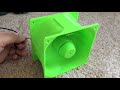 3D Printed 2-Blade Fan with Wide Chord Blades