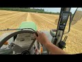 Pressage De Paille 2023 | John Deere 6175m + Fendt Rotana 160 v xtra