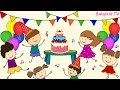Birthday Vocabulary / Birthday Flashcards and words