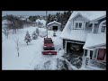 Cummins W250 - Plowing ~45cm of  Heavy Snow