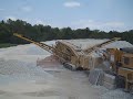 Fintec 1107 jaw crusher crushing limestone in Alabama