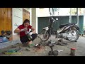 Mechanical Girl Repairs and Restores Electric Motorbike - Replace carburetor for Honda Dream