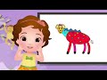 How to Draw a Hyena? Drawing with ChuChu - ChuChu TV Drawing for Kids Easy Step by Step
