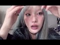 이름을 정하지 못한 메이크업/몇달만에 올리는 취미••/글로시파🌺/쩰리출연/파란머리의 일상❄️